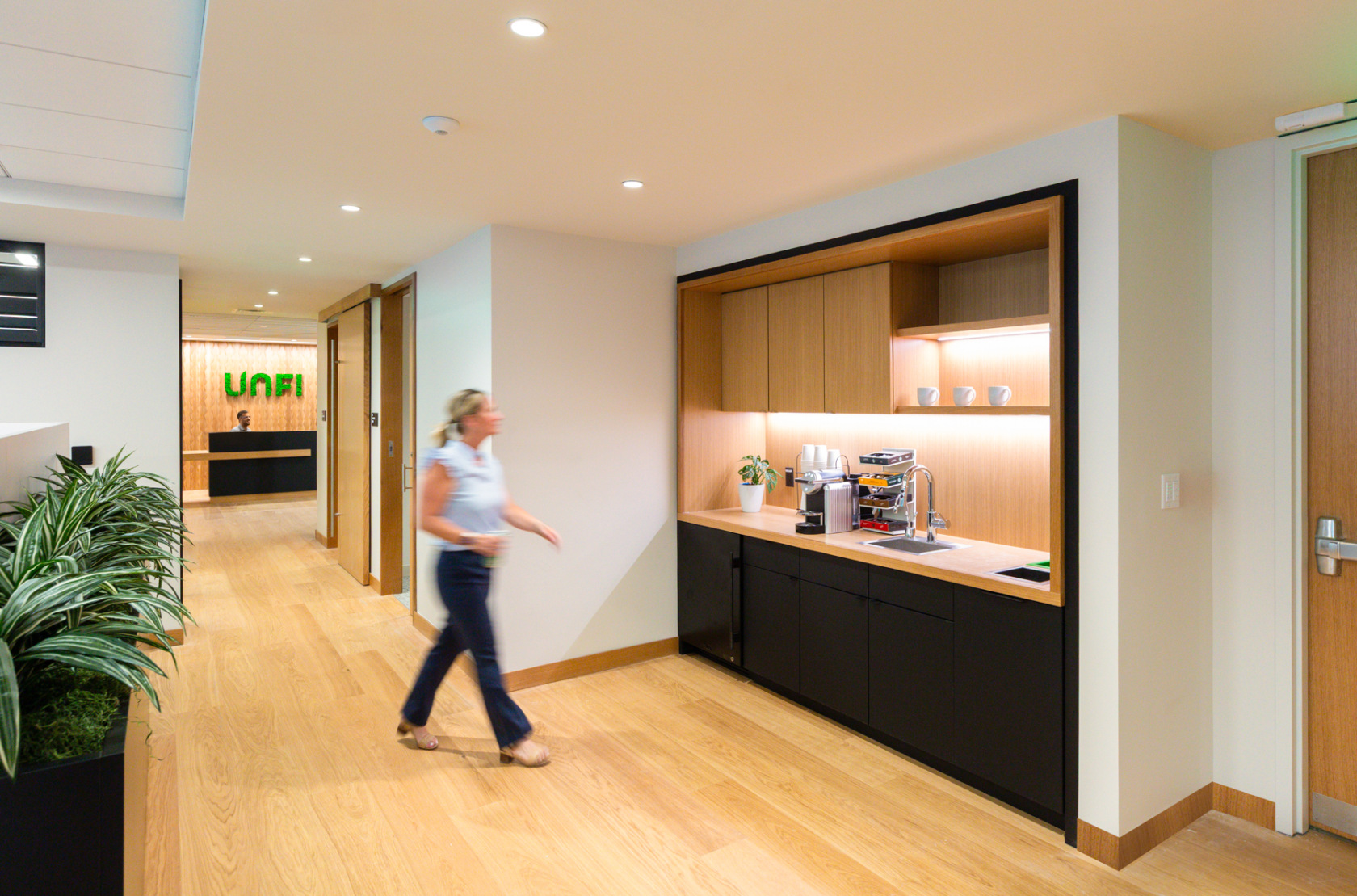 UNFI Corporate Providence Rhode Island Architect Coffee Bar